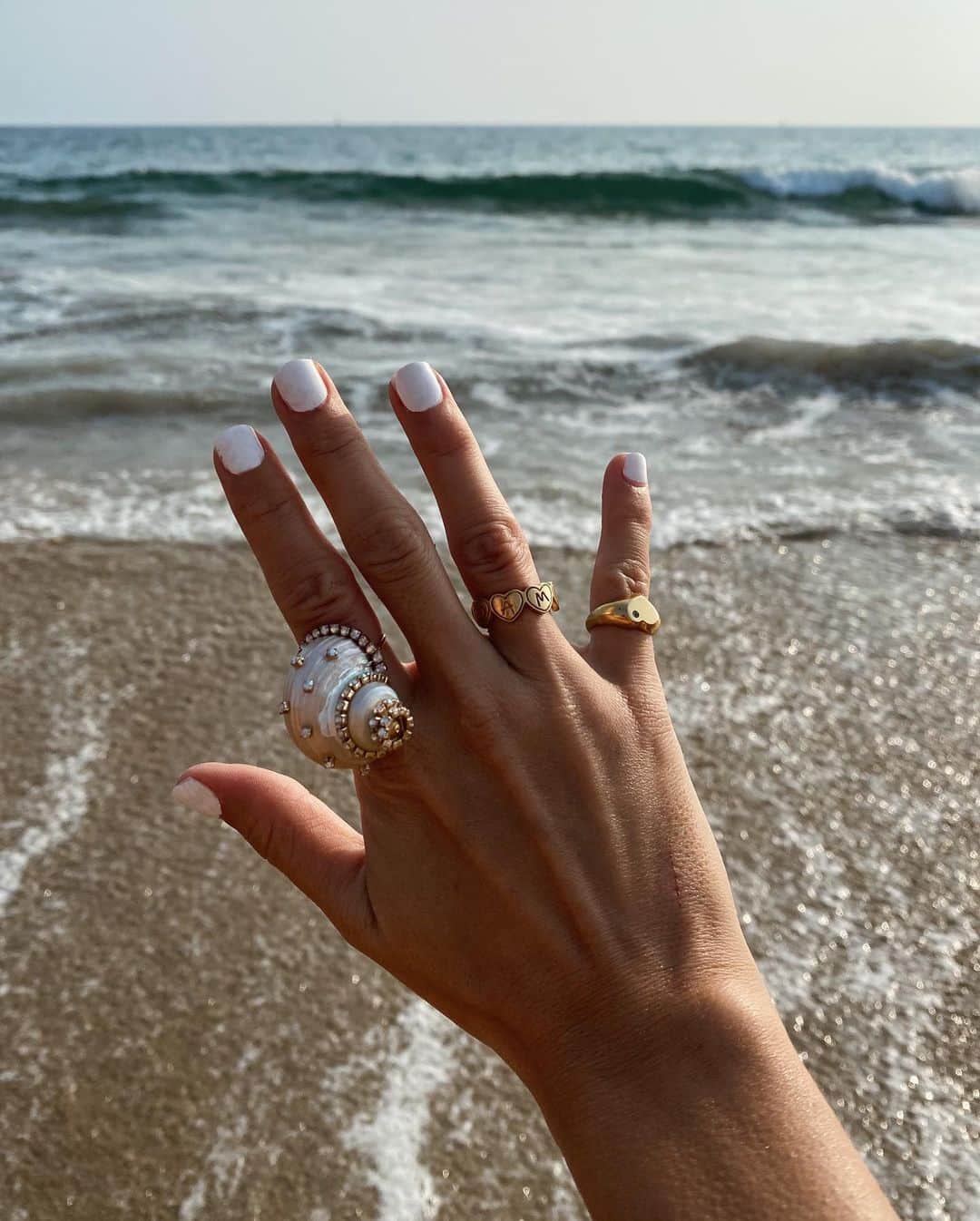 Collage Vintageのインスタグラム：「Summer in my hands even when it’s winter 🐚」