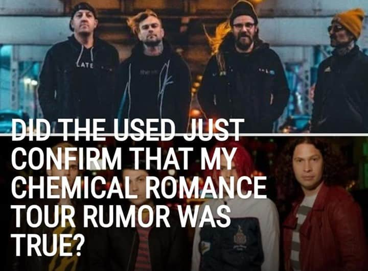 Alternative Pressさんのインスタグラム写真 - (Alternative PressInstagram)「We finally know if @theused were really going to reunite with @mychemicalromance for a few shows on their return tour⁠ LINK IN BIO⁠ .⁠ .⁠ .⁠ #theused #mychemicalromance #mcr #mychem #altpress #alternativepress」1月8日 7時01分 - altpress