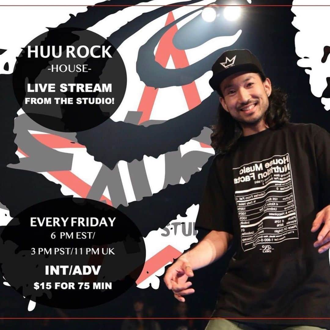 EXILE PROFESSIONAL GYMさんのインスタグラム写真 - (EXILE PROFESSIONAL GYMInstagram)「Every Friday!! ✨House (Int/Adv)✨ With Amazing @huurock !!! Every Friday Time: 6pm EST! . 🔥🔥🔥🔥🔥🔥🔥🔥🔥🔥🔥🔥  Get your tickets right now !!!   .  Click ‘Book’ and create an account OR login in to your Mind Body account to reserve ✔️ $15 online class ✔️ Private login link will be sent via email 15 minutes prior to class start 👀  ZOOM TIPS 👀 If using 📱 Zoom app best way to go 👍 Please use ‘mute’ button when not speaking. We encourage displaying your video for teacher feedback! See you on the dance floor! . #newyork #huurock ##onlineclasses #danceclasses #livestreamclasses #expg #expgny #expgbyldh #dancers #house #housedance #housedancer」1月8日 7時25分 - expg_studio_nyc