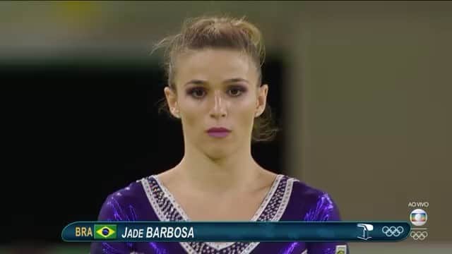 ジャジ・バルボサのインスタグラム：「Rio 2016 💙💛💚 @timebrasil @timeflamengo @cbginastica #caixa」