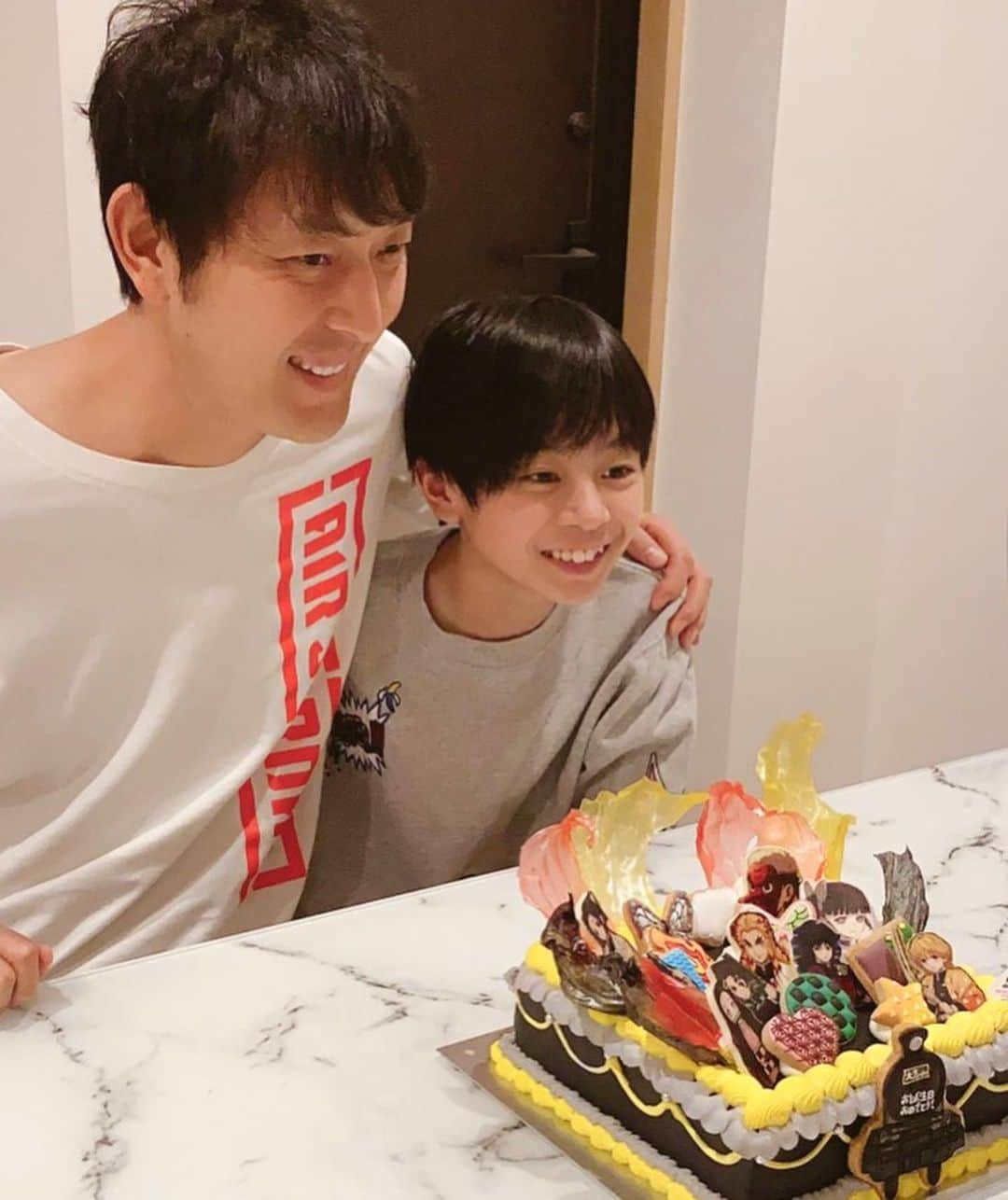 岩隈久志さんのインスタグラム写真 - (岩隈久志Instagram)「長男が12歳になりました！﻿ 今のままの優しさを忘れず、強く優しい男に成長してほしいと思います^_^﻿ これから一緒に色々なスポーツにトライしていこうと思っているので、すごく楽しみです！﻿ ﻿ Happy Birthday to my boy!﻿ I love you :)」1月8日 19時40分 - hisashiiwakuma_21