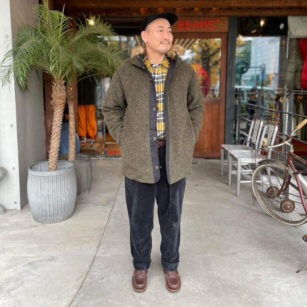 BEAMS+さんのインスタグラム写真 - (BEAMS+Instagram)「. BEAMS PLUS STYLE  #beams #beamsplus #beamsplusharajuku #harajuku #tokyo #militaryjacket #militarycoat #militaryliner #linerjacket #corduroypants #russelmoccasin #mensfashion #mensstyle #menswear」1月8日 19時37分 - beams_plus_harajuku