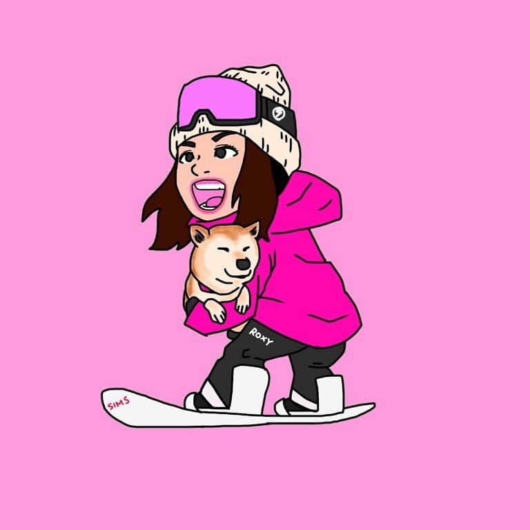 hoshinofumikaのインスタグラム：「ファンの方が描いて下さっていた絵を 新しいアイコンにしました💖🖌  可愛すぎる！🥺💖✨ ありがとうございます😊✨ わたしも絵描いてみたいな〜 アイフォンでパッと描けるアプリあるのかな？ パソコンの方が簡単かな？ 知ってる方教えて下さい🥰🖌 しばらくはぬちたんと一緒の この可愛いアイコンです✔️💓 . . .  . #プロフィール画像　#ありがとう　#可愛すぎる　#ユキ連れてスノボいきたい　#画伯様才能爆発」