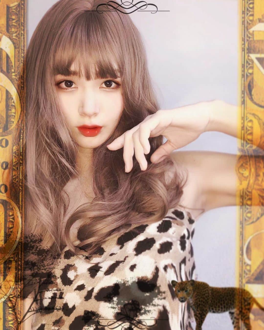 時川りおさんのインスタグラム写真 - (時川りおInstagram)「野生ギャル強気🐆 . †††††††††††  Don't think,feel🐆🌳 ††††††††††† #ポートレート　#ladyboy #ニューハーフ  #transgender #transwoman  #transsexual #transgirl  #pride🌈  #美男美女と繋がりたい  #queer #tgirl #lgbtq  #ロングヘア  #japanesegirl #レオパード #ギャル 　#beautygram #ポートレート女子 #グレージュ」1月8日 19時06分 - riotokikawa_doll
