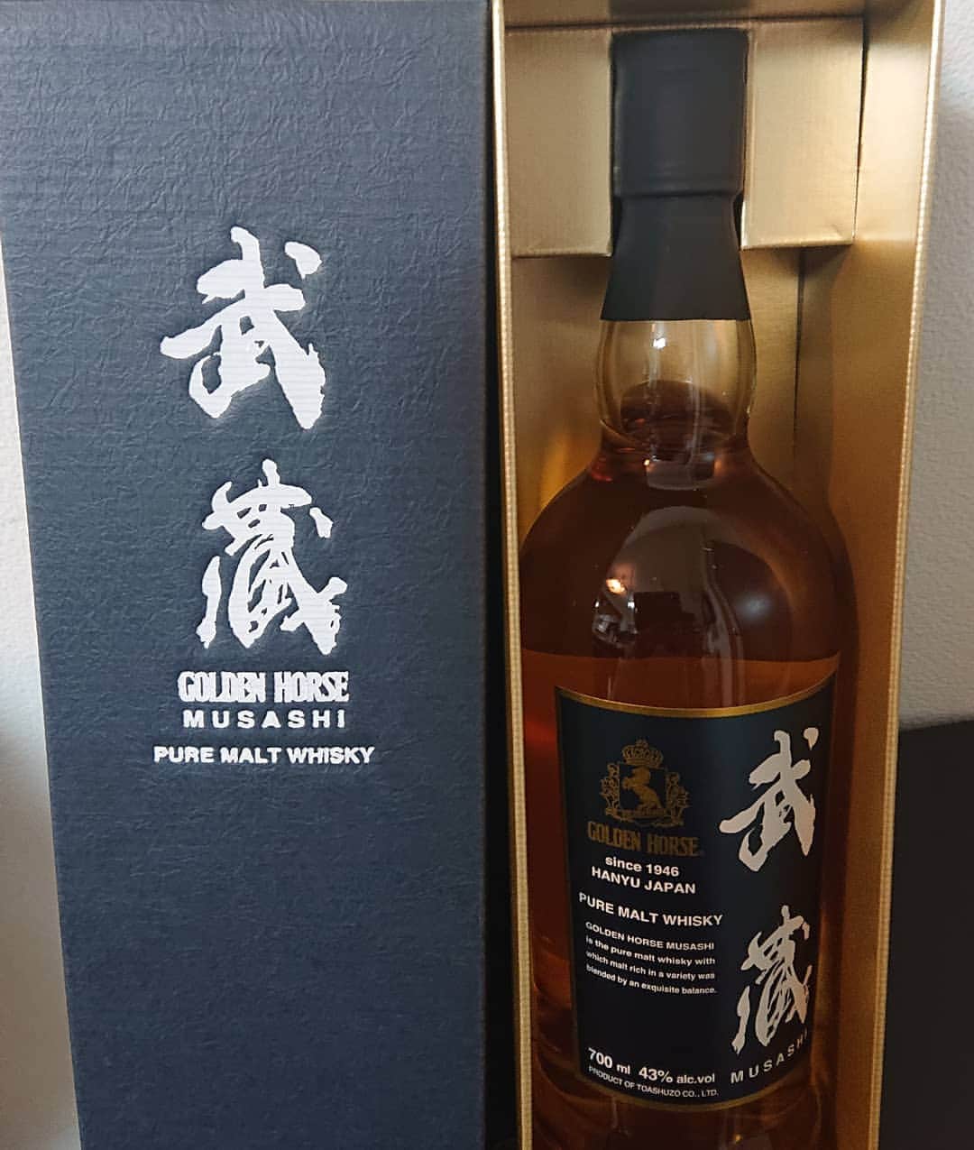 武蔵のインスタグラム：「武蔵  #武蔵 #ウイスキー #whisky #present」