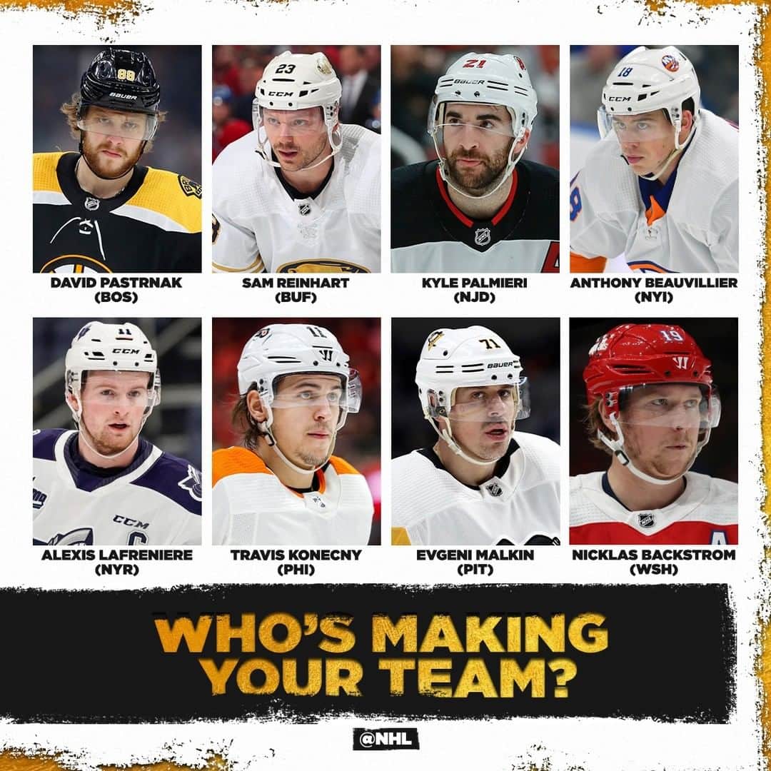 NHLさんのインスタグラム写真 - (NHLInstagram)「The @massmutual East Division has plenty of top-notch talent up front.  Who do you think we'll see in the lineup? #NHLAllDivision   VOTE NOW using the link in our bio.」1月8日 13時05分 - nhl