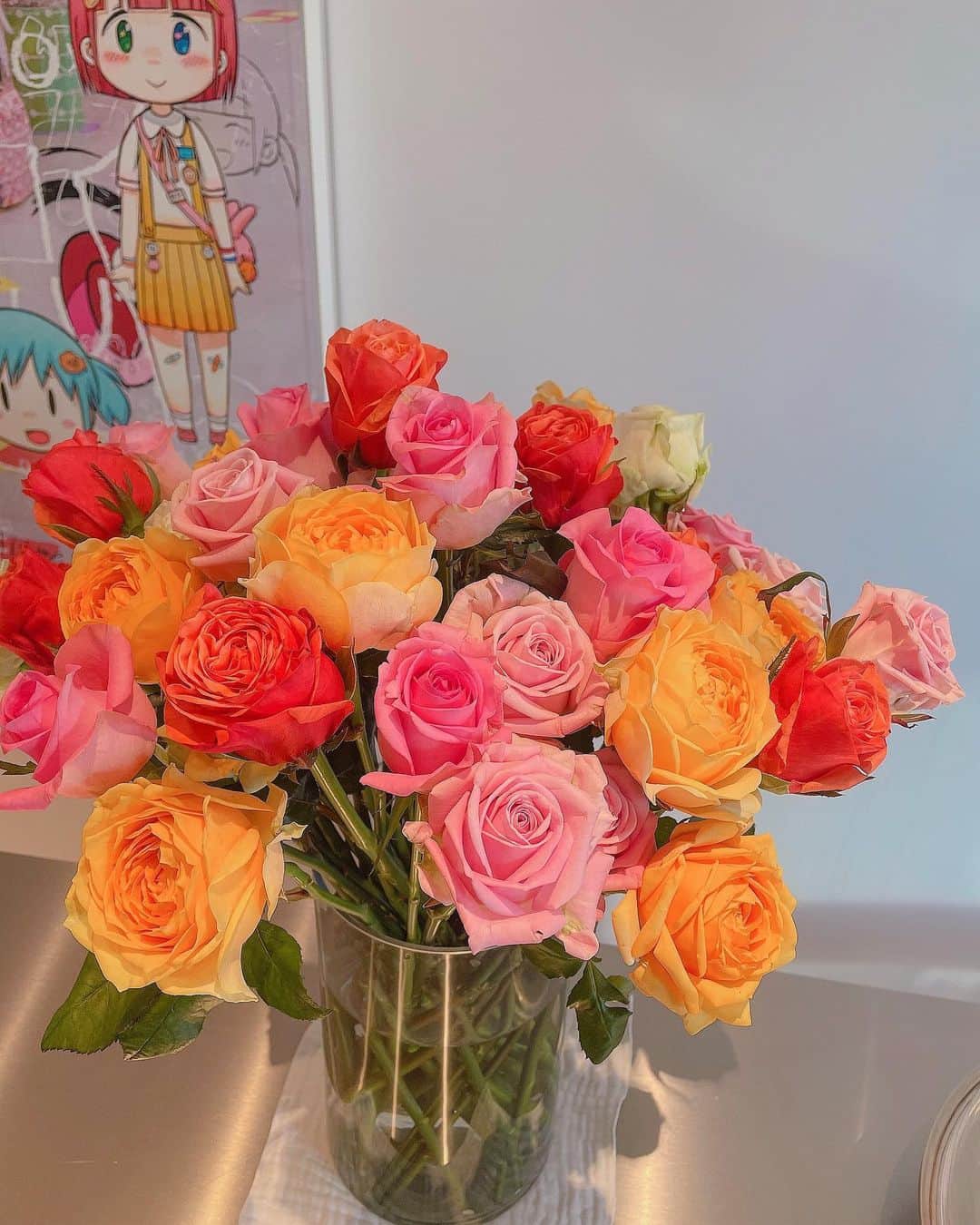 ミン・ヒョリンのインスタグラム：「🌹」