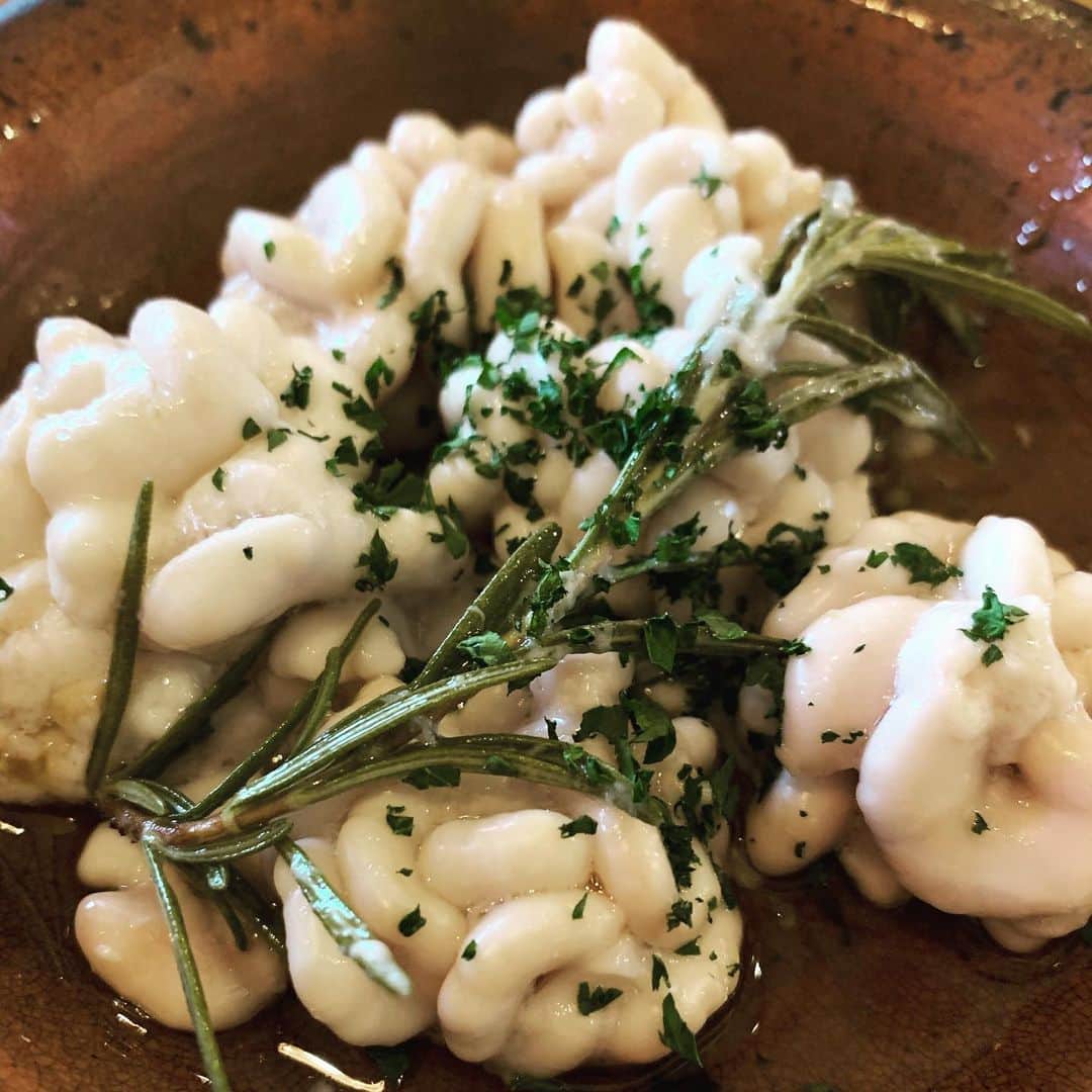 ケイ・グラントのインスタグラム：「白子のコンフィ❣️暖かい深みある味」