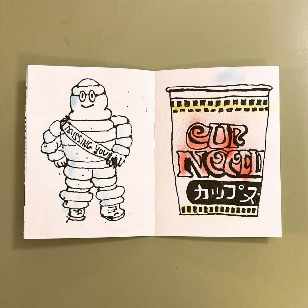 Jason G. Sturgillさんのインスタグラム写真 - (Jason G. SturgillInstagram)「My good friend @straggletooth made me a zine of my work, he added some fun airbrush too! it was such a good surprise! Here’s some spreads from it.」1月8日 15時33分 - jgspdx