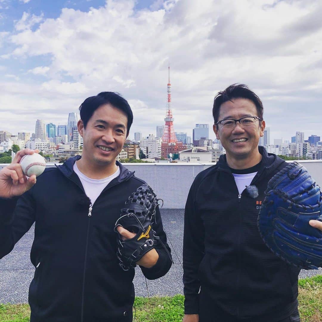 五十嵐亮太のインスタグラム：「10日(日)のテレビ朝日「GET SPORTS」で古田さん @atsuyafuruta との対談が放送されます⚾  是非御覧ください！  2021年1月10日(日) 25:55～ ※一部地域を除く テレビ朝日　GET SPORTS @getsports_555   #テレビ朝日 #Getsports #古田敦也」