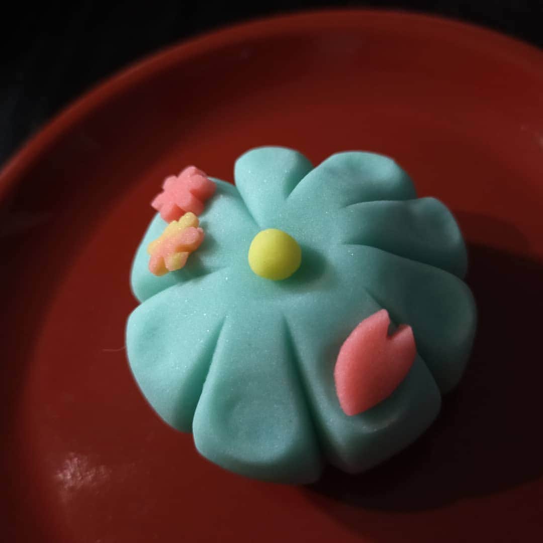 宮森セーラのインスタグラム：「丑年の和菓子作るぞ！と 昨年練り切りの準備をしたものの、イメージがわかなくて牛くんは断念。  今年もゆるーく趣味の和菓子作りを続けていきます✨  花に花を添えて。 どこから見ても可憐に。  今年も華やかに参りましょう🌷✨  #宮森セーラ #生島企画室 #宮森セーラはいいぞ  #女優 #和菓子屋みやもり #趣味 #上生菓子 #練り切り #和菓子」