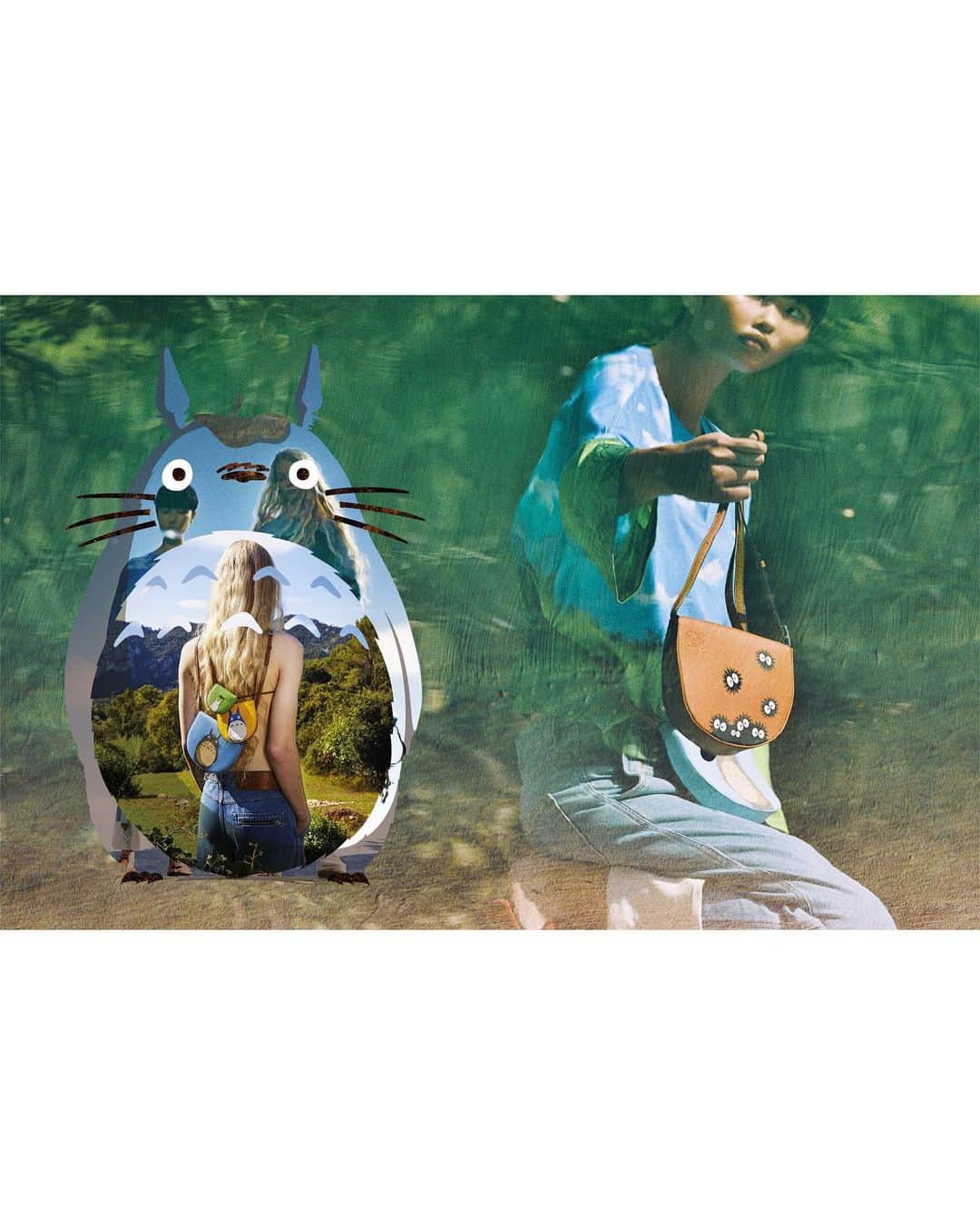 Vogue Italiaさんのインスタグラム写真 - (Vogue ItaliaInstagram)「The @LOEWE x My Neighbor Totoro collection features the iconic characters and the fantasy landscapes they inhabit. “The message is one of dreamy serenity and hands-on creativity - of being at one with nature and with one’s own inner child - which is especially important right now and, I think, always will be” says Loewe’s Creative Director @Jonathan.Anderson. “The campaign images we have created with @GraySorrenti capture the magical mood of discovery and connection with nature that is the ultimate message of My Neighbor Totoro. Models are captured in the woods as they hide, seek and find. The notion of connection is conveyed through light, while a sense of wonder permeates the ambiance and the narrative.” Swipe the gallery to see more about the #LOEWEtotoro collection, out today.」1月8日 17時51分 - vogueitalia