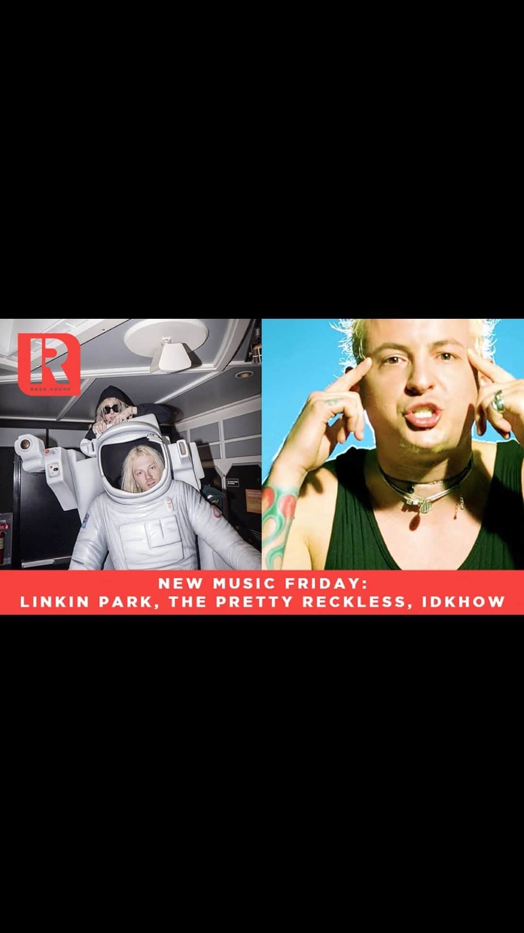 Rock Soundのインスタグラム：「Linkin Park & 100 gecs, iDKHOW, The Pretty Reckless and loads more great new releases have just dropped on this New Music Friday」