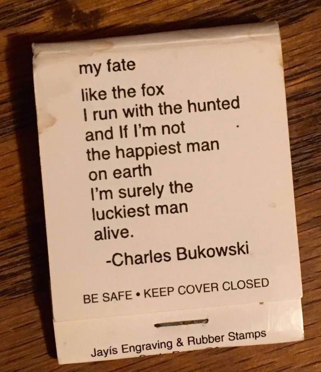 のインスタグラム：「#bukowski」