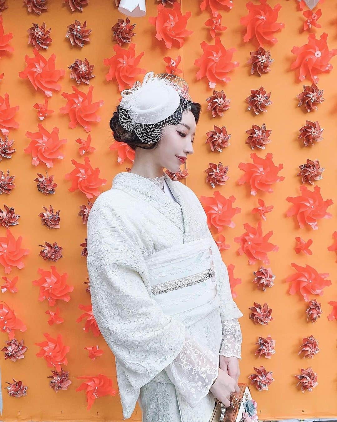 ?????さんのインスタグラム写真 - (?????Instagram)「. 大正ロマン女神👘🏮  アンティークな雰囲気にしたくて🥀 . . #kimono #着物 #浅草 #大正ロマン #フィンガーウェーブ」1月8日 19時51分 - julia__0917
