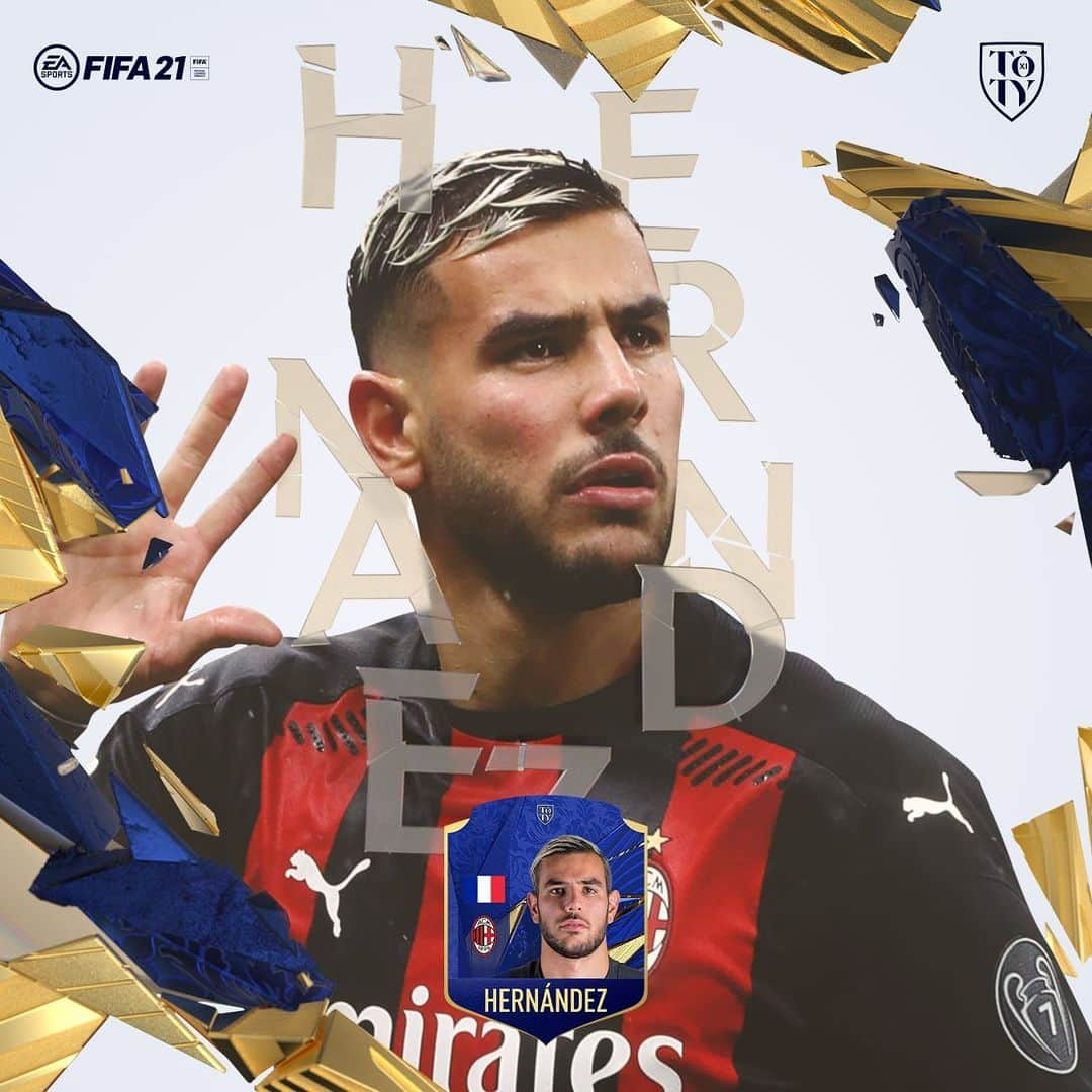 ACミランさんのインスタグラム写真 - (ACミランInstagram)「🙌 @theo3hernandez has been nominated for @easportsfifa #TOTY 🙌 Vote for him in your XI now 🔴⚫️  #FIFA21 #SempreMilan」1月8日 20時31分 - acmilan