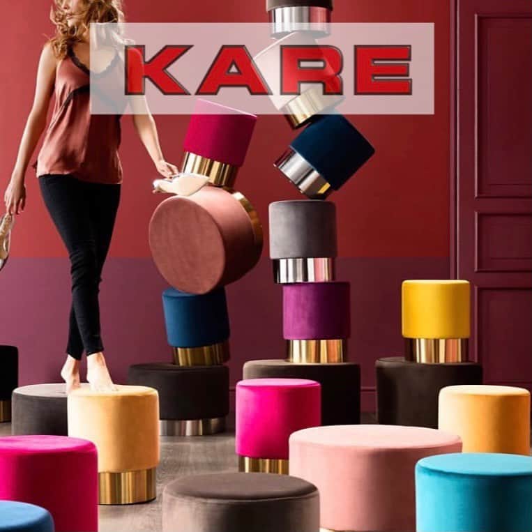 OUKEN DESIGN - 株式会社旺建のインスタグラム：「✨新ブランド入荷✨  ドイツ・ミュンヘン発 のデザイン家具・雑貨ブランド  「KARE（カレ）」  1年間に2000アイテムの新作を発表するデザインレーベル。  スツールや小物など入荷しました！  まずご紹介は 色味が可愛い大人気の チェリースツール💕 カラーによってお部屋の雰囲気が変わりますよね✨✨ アンニュイ感じ？ ビビットな感じに？  φ35 φ55 11000円(税抜)〜  #KARE #スツール #cocospace高松#ココスペース #インテリア#インテリアデザイン#2021年#新年#注文住宅#デザイン住宅#ouken#旺建#香川の家#岡山の家」