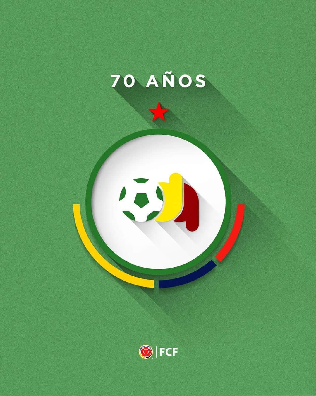 サッカー コロンビア代表チームのインスタグラム：「¡El equipo Cuyabro está de celebración!   Felices 7️⃣0️⃣ @deportesquindiooficial . Esperamos que sean muchos más ⚽」