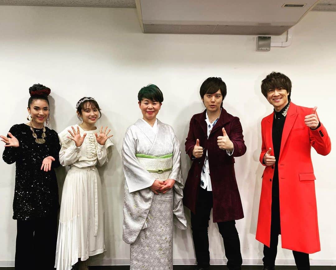 三浦祐太朗のインスタグラム：「#UTAGE ご覧いただきありがとうございました😊いつもの事ながら心がポカポカになりますね☕️」
