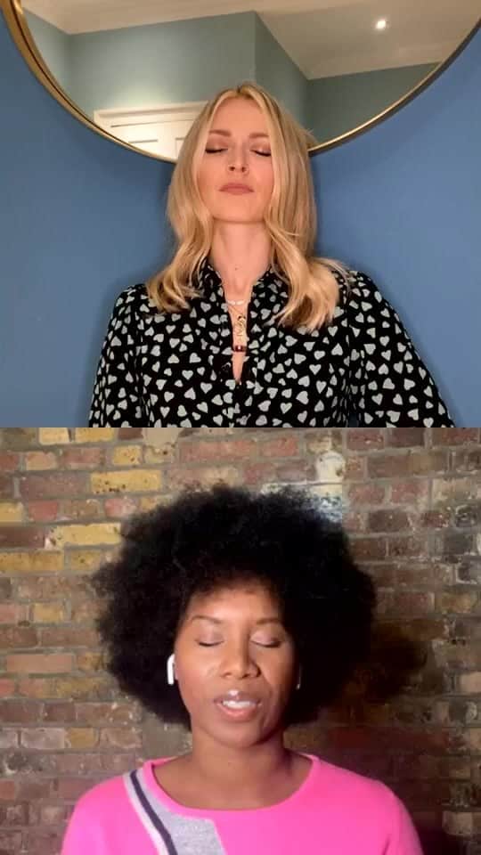 ファーン・コットンのインスタグラム：「For all of us who feel stressed and at our limit right now check this video out and breathe with us.」