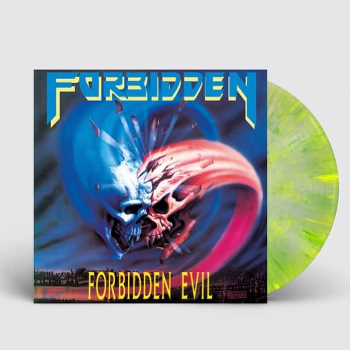 Revolverさんのインスタグラム写真 - (RevolverInstagram)「Thrash fans, we’ve got exclusive variants of Bay Area OGs Forbidden’s first two albums.⁣  ⁣ 'Forbidden Evil' is on clear vinyl with spring green and canary yellow splatters ⁣  ⁣ 'Twisted Into Form' is on spring green and canary yellow swirl vinyl⁣  ⁣ Both are limited to 250. Get them at the link in our bio or by clicking the product tags.」1月8日 23時49分 - revolvermag