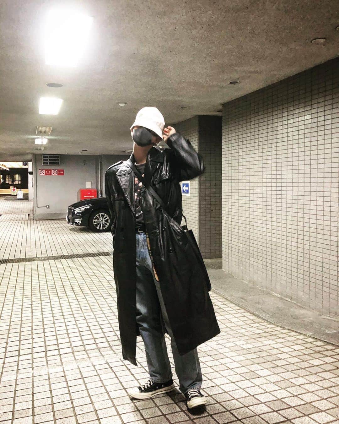 YUKIのインスタグラム：「daddy jacket Bag @beep_ss」