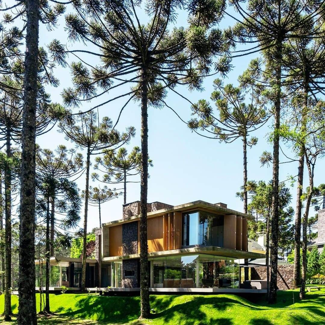 Architecture - Housesさんのインスタグラム写真 - (Architecture - HousesInstagram)「⁣ 𝑪𝒂𝒔𝒂 𝑫𝒐𝒄𝒆 𝑽𝒊𝒅𝒂 🌲⁣ With an amazing contemporary architecture, the organic facade, with a huge vertical garden that impregnates both sides, presents a total connection with nature. This project is based in 5 pillars:⁣ ➵ 100% clear energy⁣ ➵ Natural light⁣ ➵ Ecological chimneys⁣ ➵ Rainwater in the crops⁣ ➵ Zero Carbon⁣ What do you think about it? Tag an #architecture lover.💙⁣ _____⁣⁣⁣⁣⁣⁣⁣⁣⁣⁣⁣⁣⁣⁣⁣⁣⁣⁣⁣⁣⁣⁣⁣⁣⁣⁣⁣⁣⁣⁣⁣⁣⁣⁣⁣ 📐 @ck_arquitetura_gramado⁣ 📸@robertagewehr  📍 Gramado, Brasil⁣ #archidesignhome⁣ _____⁣⁣⁣⁣⁣⁣⁣⁣⁣⁣⁣⁣⁣⁣⁣⁣⁣⁣⁣⁣⁣⁣⁣⁣⁣⁣⁣⁣⁣⁣⁣⁣⁣⁣⁣ #luxuryhouses #luxurylifestyles #luxlife #milliondollarhomes #mansions #archdaily  #architecture #arquitectura #arquitecturamx #design #interiordesign #landscapedesign #building #instadaily #naturearchitecture ⁣」1月9日 0時00分 - _archidesignhome_