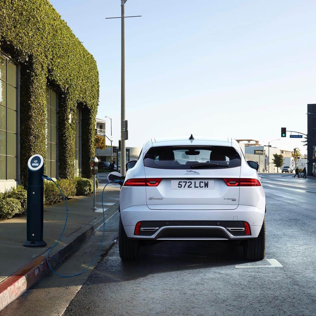 Jaguarのインスタグラム：「Plug-in power for exceptionally efficient performance. This is the New #Jaguar #EPACE Plug-In Hybrid SUV.   #Premium #Luxury #Performance #SUV #EV #PHEV #MHEV #Hybrid #AWD #ElectricCars #Technology #CarsofInstagram」