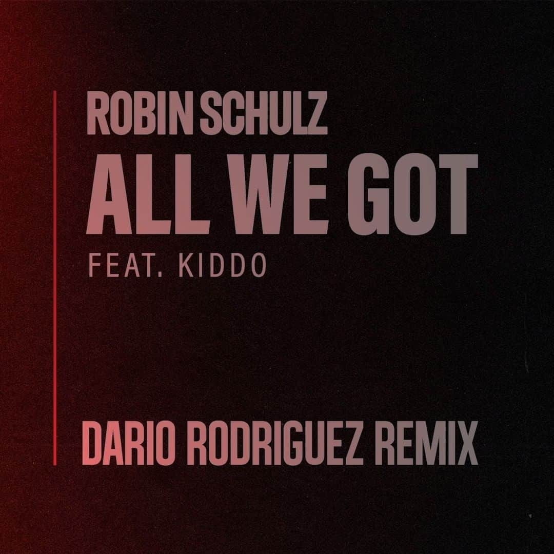ロビン・シュルツのインスタグラム：「All good things come in threes 🙌 Thanks @dariorodriguezmusic for this Remix! Check it out – link in bio #robinschulz #dariorodriguez #allwegot」