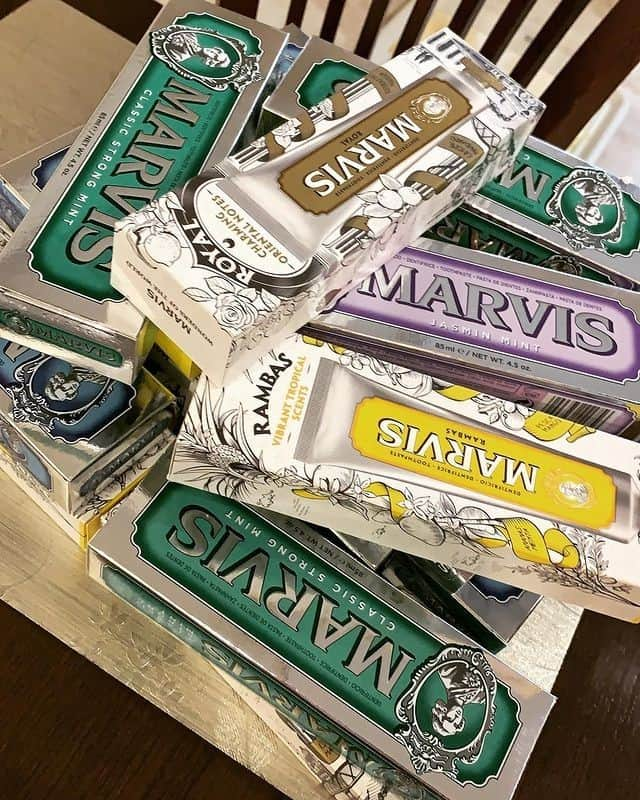 Marvis®️ Official Partnerさんのインスタグラム写真 - (Marvis®️ Official PartnerInstagram)「I'll take one of each, please! 👏👏⠀⠀⠀⠀⠀⠀⠀⠀⠀⠀⠀⠀⠀⠀⠀⠀⠀ .⠀⠀⠀⠀⠀⠀⠀⠀⠀ .⠀⠀⠀⠀⠀⠀⠀⠀⠀ .⠀⠀⠀⠀⠀⠀⠀⠀⠀ 📸 @marvis_pasta」1月9日 1時30分 - marvis_usa