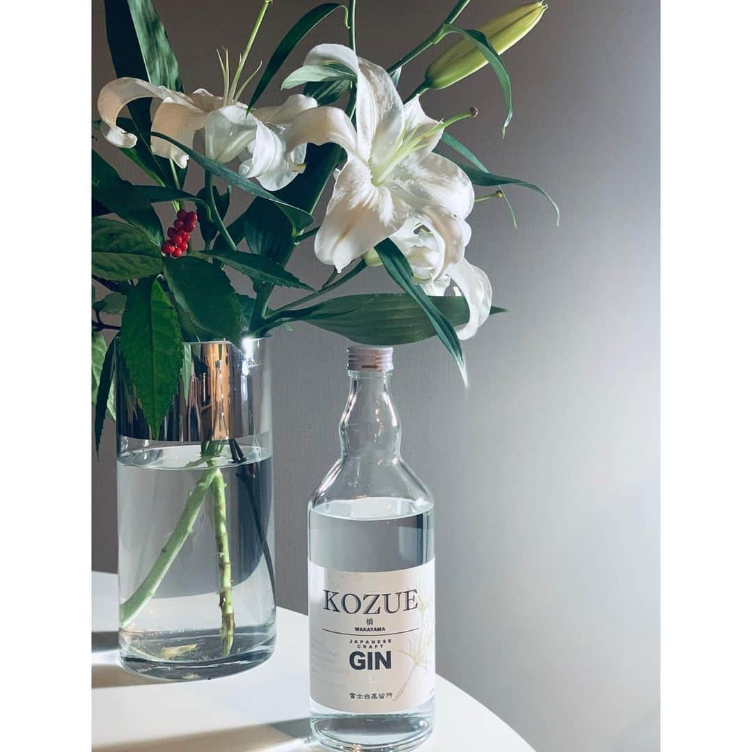 月船さららさんのインスタグラム写真 - (月船さららInstagram)「最近のどハマり。 #KOZUE #japanesecraftgin」1月9日 1時23分 - sarara_tsukifune