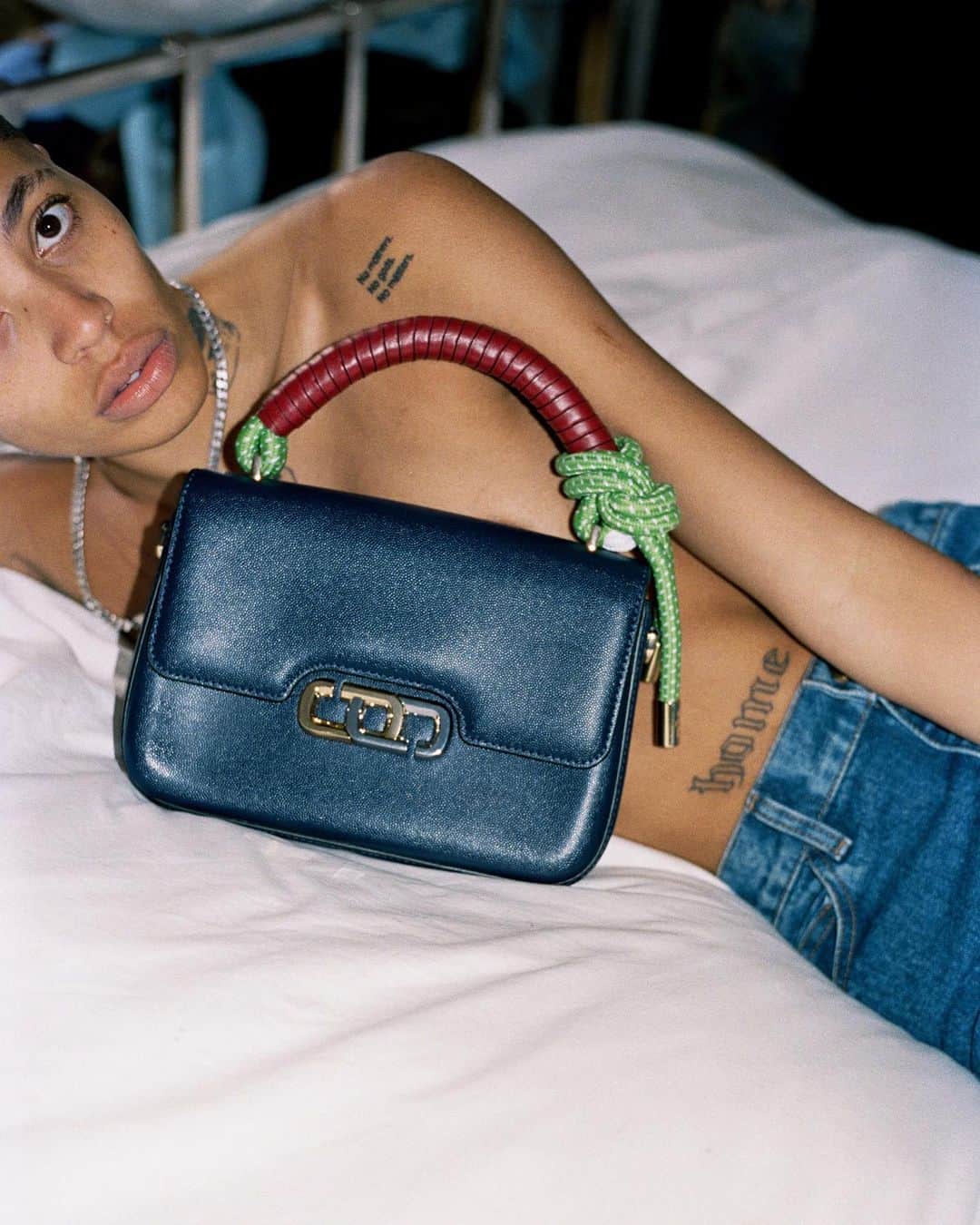 Marc Jacobsのインスタグラム：「Kai-Isaiah Jamal with THE J LINK.  Photographed by @IndigoLewinStudio Styled by @EmersonDanielle  December 9, 2020 in London, England.」