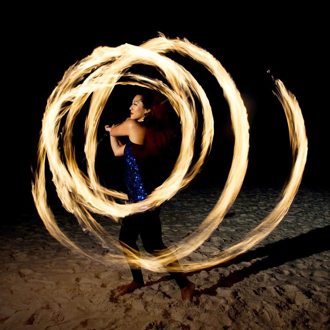 TED Talksのインスタグラム：「When Danielle Torley was 6 years old, she lost her mother in a house fire, an event that left her haunted by fear. After years of nightmares and grief, she encountered someone who would change her life forever — a fire dancer. She wondered: Could she face her fears head-on and dance with fire herself? Torley says that after experiencing a trauma or hardship, we must choose between two paths. "One path will lead you to a life of fear and cowering in the darkness," she explains. "The other path, stepping out of grief, will not change or undo anything. It will be hard, but this path looks forward and moves forward." By learning to dance with fire, she learned to control the flames that once terrified her — and found a sense of empowerment. Visit the link in our bio to watch her amazing TED Talk and see her dance with fire. ⁠ ⁠ [Image: Matt Cook]」