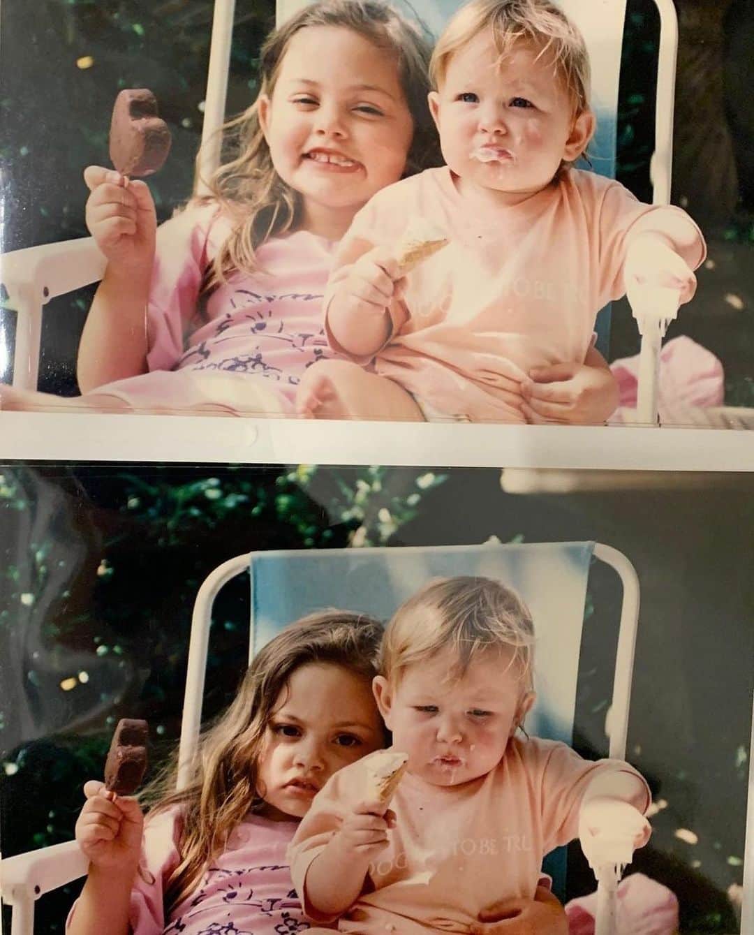 フィービー・トンキンのインスタグラム：「Abby being incredibly grubby and me being extremely adorable @abbyltonkin」