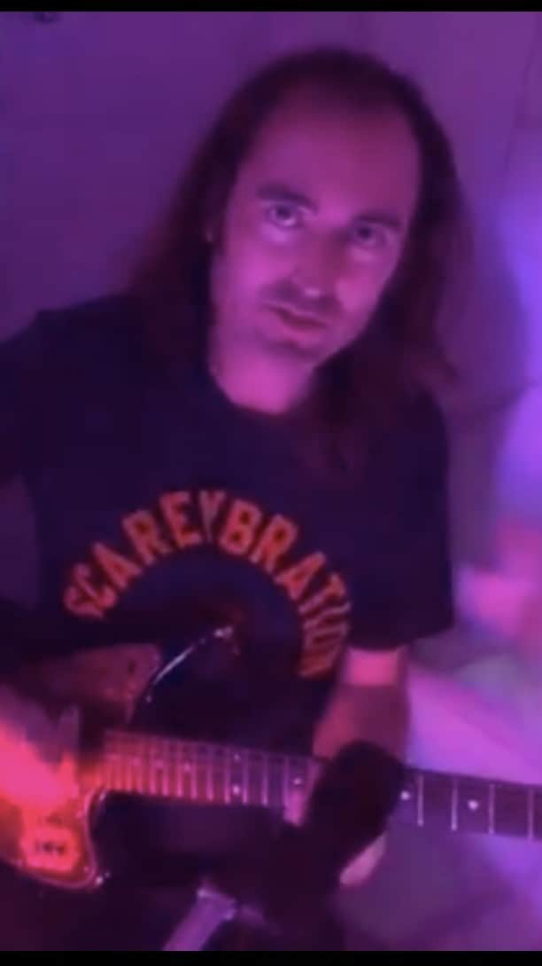A Place to Bury Strangersのインスタグラム：「In case you missed it, here’s Oliver’s bathroom performance of “And I’m Up” from his “Enter the Wonderverse” live stream last May for @wondervillenyc  “Sometimes I should realize Its better not to hold back on what I want to say And now that I do realize I wont I ever hold back on what my head wants to say”  #wonderville #aptbs #aplacetoburystrangers #andimup #enterthewonderverse #livestreaming #bathroom #bathroomperformance」
