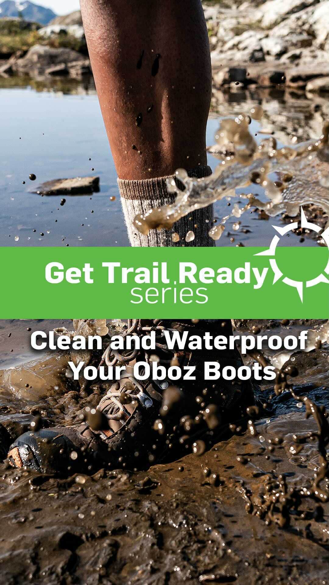 オボズのインスタグラム：「Get Trail Ready 🧭🌲  Step one: Clean and waterproof your hiking boots with @nikwaxna!  Stay tuned for hiking tips & resources all month long from @obozfootwear 🥾 . . . #truetothetrail #obozfootwear #hikingreel #nikwax #waterproof #clean #hiking #trekking #trailready」