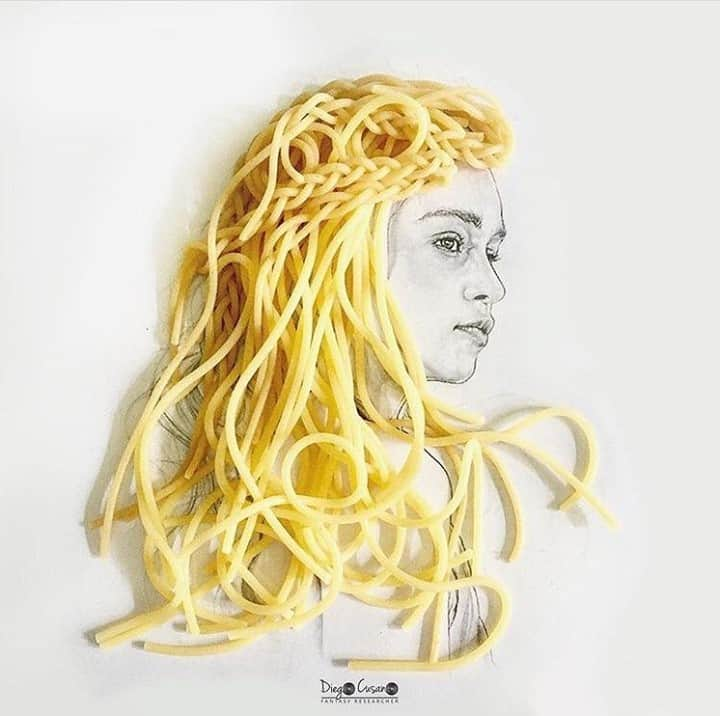 Sam Villaさんのインスタグラム写真 - (Sam VillaInstagram)「When your #pasta is equal parts enticing and inspirational 🍝⠀ #Embrace your #creative side - whatever that looks like!⠀ ⠀ image: @diego_cusano」1月9日 3時11分 - samvillahair