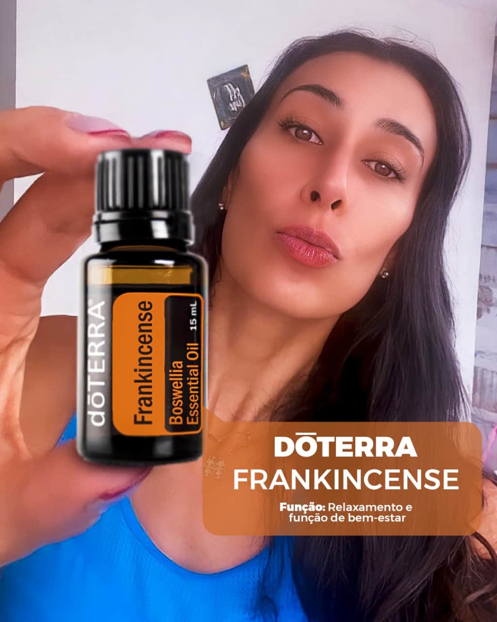 シェイラ・カストロのインスタグラム：「🔸E hoje vim falar do Frankincense🔸 ⠀ Suas propriedades relaxantes e embelezadoras são usadas para ajudar a pele quando aplicado topicamente. Olíbano promove sentimentos de paz, relaxamento, satisfação e bem-estar, em geral. ⠀ Perfeito quando o dia está super agitado e você acaba ficando agitado com ele, ele ajuda a acalmar e promover uma deliciosa sensação de bem-estar.. ⠀ E esse você já conhecia?? Quero saber de vocês qual maneira mais utilizam os óleos essenciais me contem aqui 👇🏽 ⠀ ⠀ #sheillacastro #sheilla13 #oleosessenciais #doterra #frankincense」