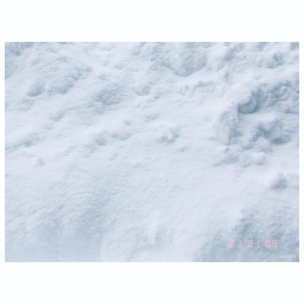 Nao☆ のインスタグラム：「私の作った雪だるマンは跡形もなく消え去っていました...☃️❄️  私は忘れない... あなたの事を...  by.Nao☆2021」