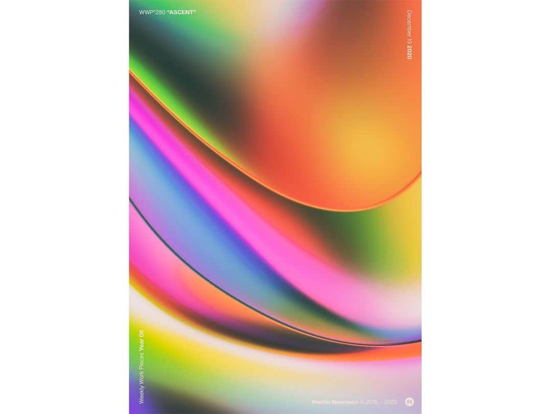 Dribbbleさんのインスタグラム写真 - (DribbbleInstagram)「WWP°280 "ASCENT" by Martin Naumann ⠀ ⠀ #dribbble #design #colors #gradient #generative #art #dribbblers」1月9日 6時00分 - dribbble