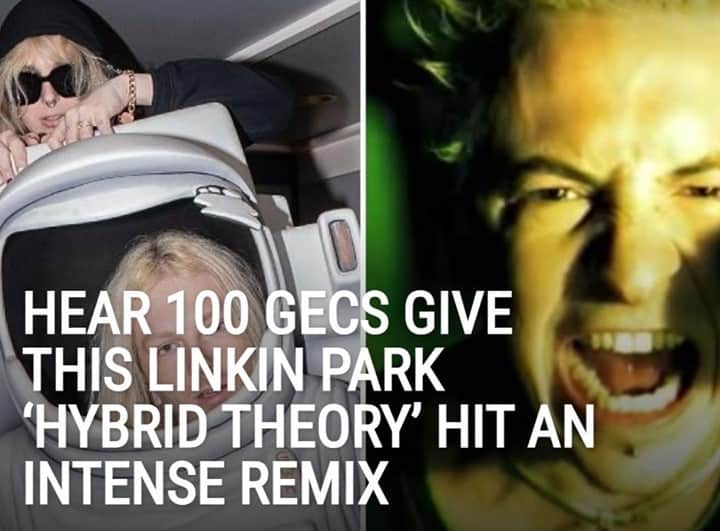 Alternative Pressさんのインスタグラム写真 - (Alternative PressInstagram)「LISTEN: @100gecs are giving this @linkinpark 'Hybrid Theory' classic a completely different sound in this wild new remix⁠ LINK IN BIO⁠ .⁠ .⁠ .⁠ #100gecs #linkinpark #hybridtheory #altpress #alternativepress」1月9日 6時01分 - altpress