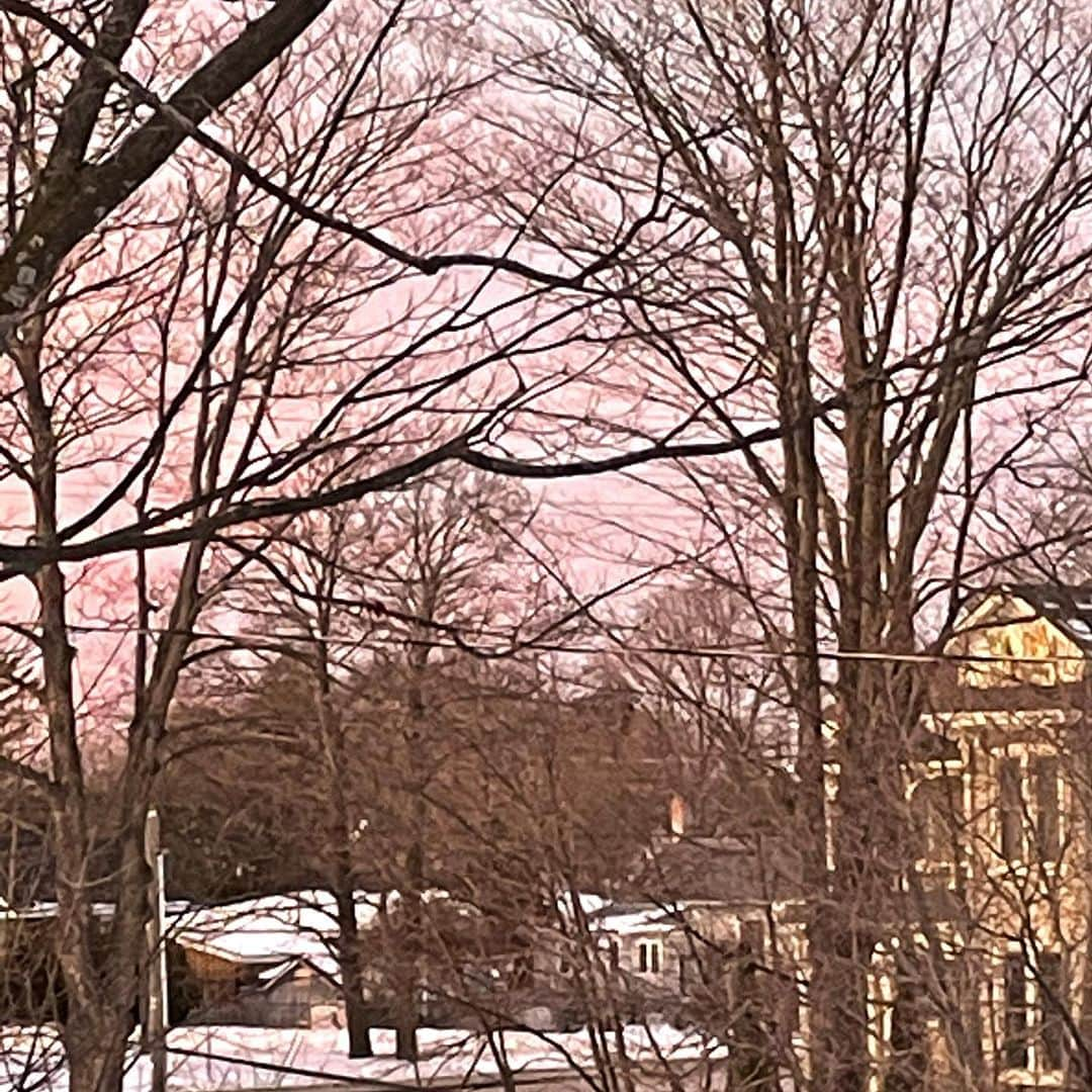 リック・ホフマンさんのインスタグラム写真 - (リック・ホフマンInstagram)「Cotton Candy Sky #winter #nofilter」1月9日 7時15分 - rickehoffman