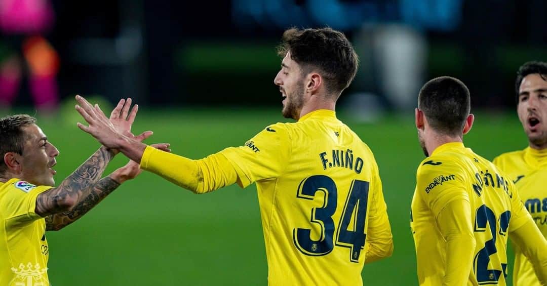 ビジャレアルCFのインスタグラム：「Cinco goles en siete partidos, los tres últimos, consecutivos...  🆚 SD Leioa ⚽️ 🆚 CA Osasuna ⚽️ 🆚 Athletic Club ❌ 🆚 Sevilla FC ❌ 🆚 Levante UD ⚽️ 🆚 Zamora CF ⚽️ 🆚 RC Celta ⚽️  ...Lo de @ferni_9 🤯🤯🤯 .  Five goals in seven games, scoring in the last three of them...  🆚 SD Leioa ⚽️ 🆚 CA Osasuna ⚽️ 🆚 Athletic Club ❌ 🆚 Sevilla FC ❌ 🆚 Levante UD ⚽️ 🆚 Zamora CF ⚽️ 🆚 RC Celta ⚽️  ...@ferni_9 🤯🤯🤯」