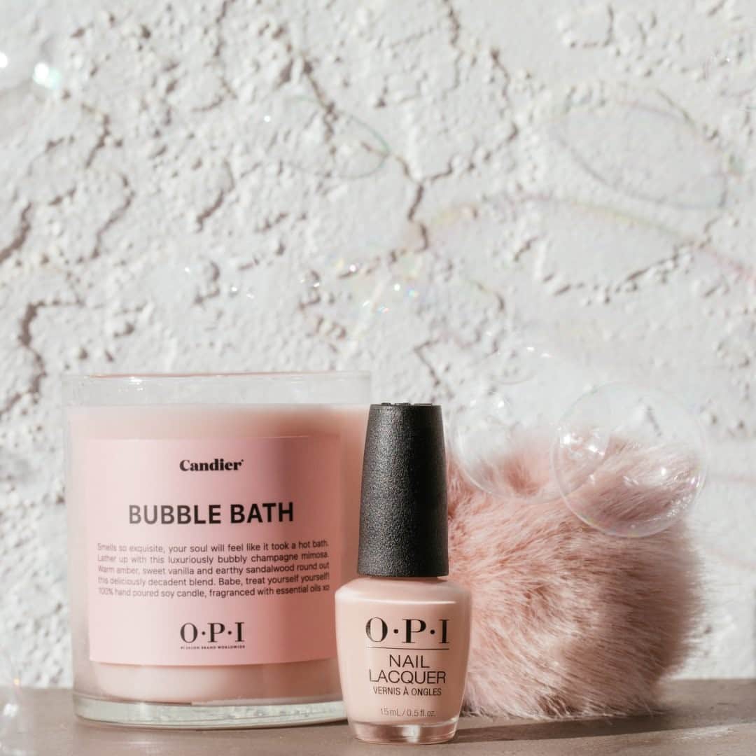 OPIさんのインスタグラム写真 - (OPIInstagram)「#BubbleBath reminds us that taking care of ourselves is productive. Happy #NationalBubbleBathDay!  Don't forget to show us your best Bubble Bath mani or favorite form of self-care by tagging @opi and #40YearsofColor to win this custom Bubble Bath candle 🧖‍♀️  #ColorIsTheAnswer #OPINailLacquer #OPIObsessed #PinkNails #PinkMani #NudeNails #NudeMani #NailGoals #NailCare #MeTime #Mindful #SelfCare」1月9日 9時45分 - opi
