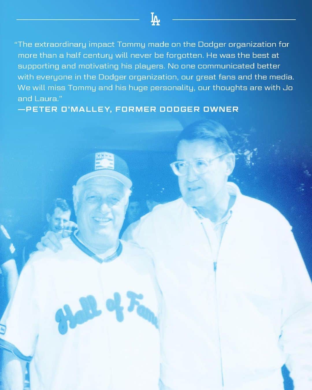 Los Angeles Dodgersさんのインスタグラム写真 - (Los Angeles DodgersInstagram)「Remembering a baseball legend.」1月9日 10時01分 - dodgers