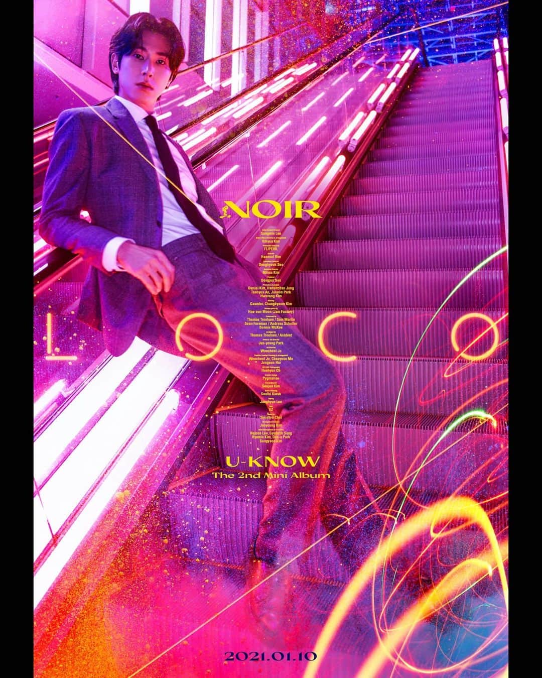 ユンホさんのインスタグラム写真 - (ユンホInstagram)「[NOIR] ‘Loco (House Party)’ Film Poster  🎧 2021.01.18. 6PM KST  #NOIR #Loco #HouseParty」1月9日 12時35分 - yunho2154