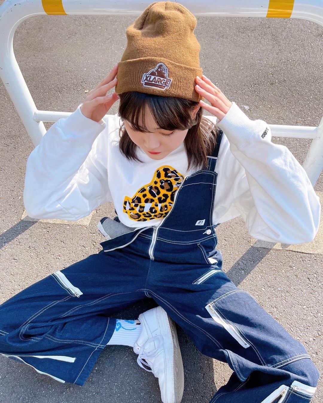 三阪咲さんのインスタグラム写真 - (三阪咲Instagram)「#ストリート系女子 #ストリートファッション #xgirl #xlarge」2月7日 16時31分 - misaka_saki