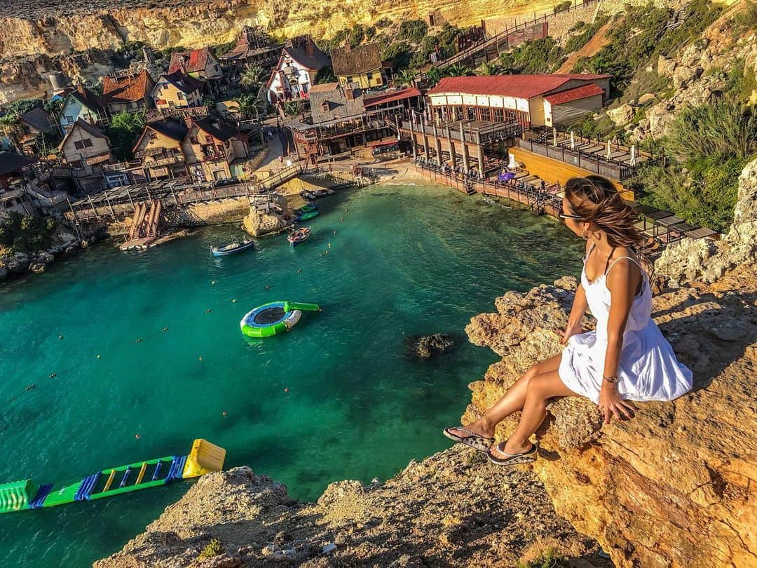 かにゃさんのインスタグラム写真 - (かにゃInstagram)「Popeye Village🇲🇹Malta ポパイさん達が踊ってたよw ここかわいかったな〜💕 . . . . #beach #beachphotography #seaview #popeyevillage  #malta #malta🇲🇹 #maltaphotography #maltagram #maltaisland #maltalife #maltalovers #maltatravel #europa #travel #travelphotography #travelgram #traveltheworld #travelblogger #traveler #マルタ #マルタ島 #マルタ共和国 #ヨーロッパ #ヨーロッパ旅行 #旅 #旅行 #旅行好きな人と繋がりたい #旅好きな人と繋がりたい #ポパイ村 #ポパイヴィレッジ」2月7日 16時54分 - kanya_435