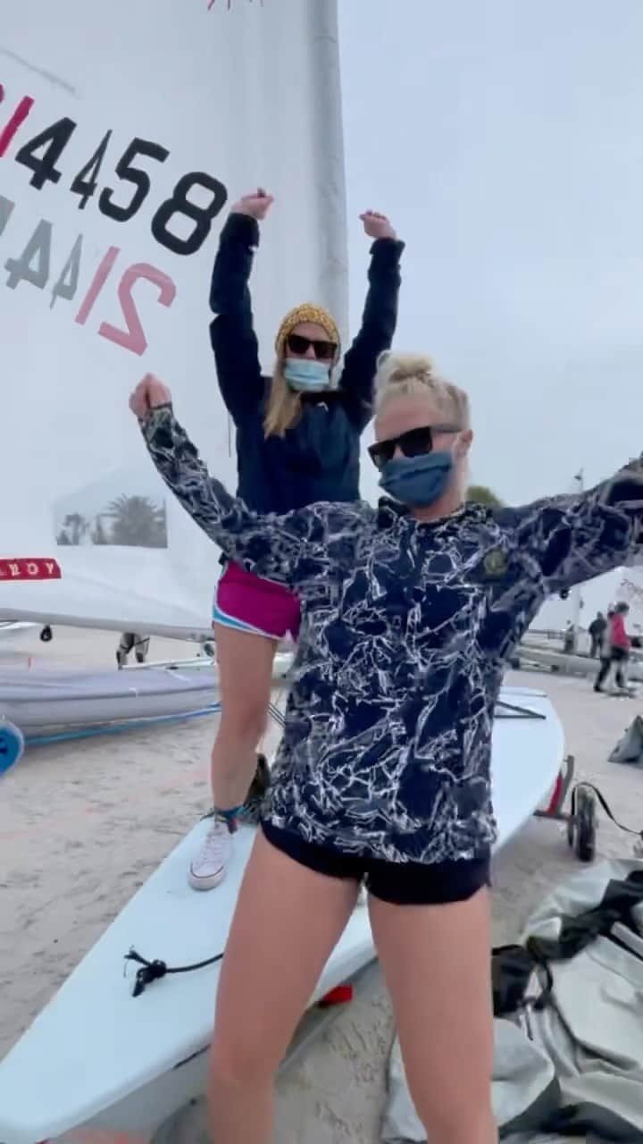 のインスタグラム：「Wind today Foot”loose”... @westmarine US Open Sailing Series」