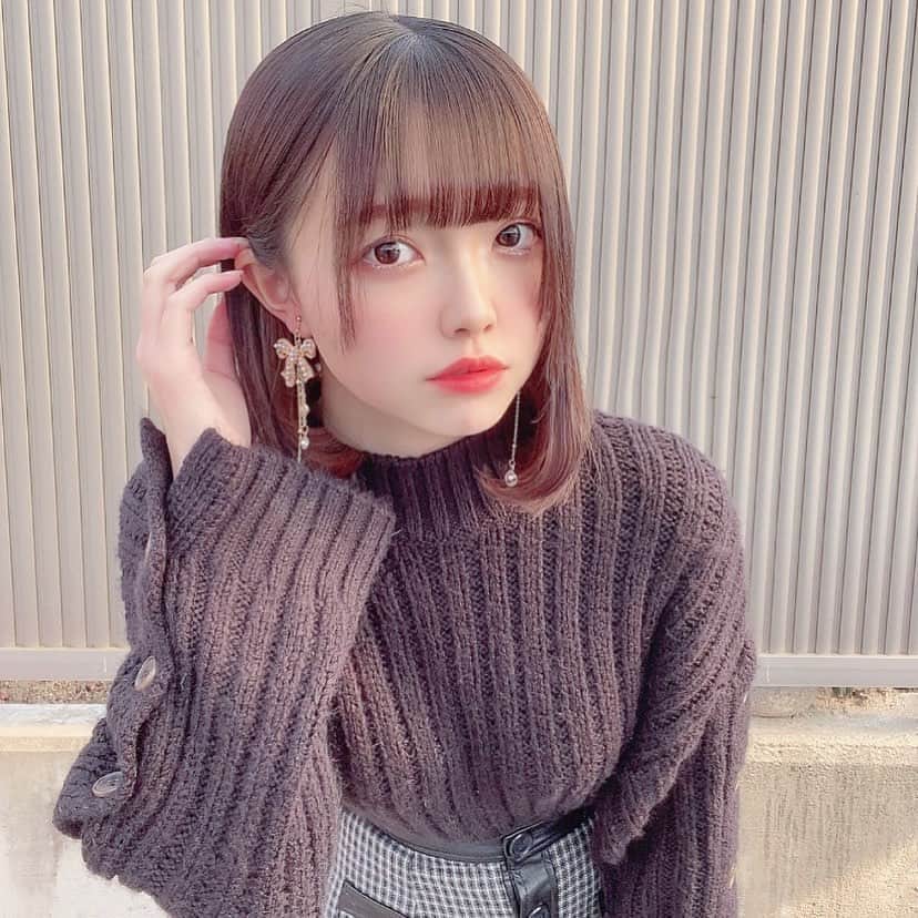 奥本陽菜さんのインスタグラム写真 - (奥本陽菜Instagram)「このイヤリングはお気に入り୨୧ *⑅❤︎·̩͙ ・ ・ ・ ・ ・ #イヤリング #ハンドメイドショップ #リボン #ガーリーイヤリング」2月7日 10時42分 - hinanohiroshima
